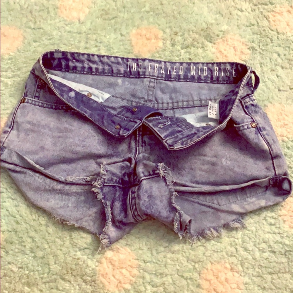 Denim distressed shorts size 2 cottonOn